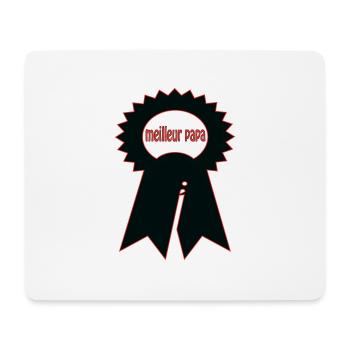 Bester Papa - Mousepad (Querformat) - Weiß - Vorne