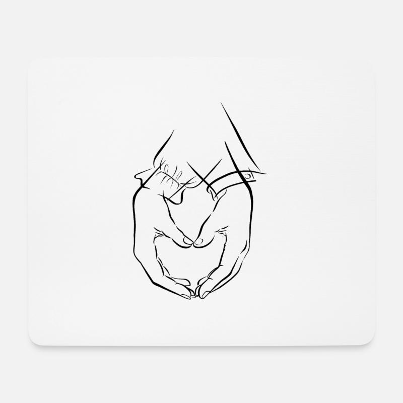 in love - Mousepad (Querformat) - Weiß