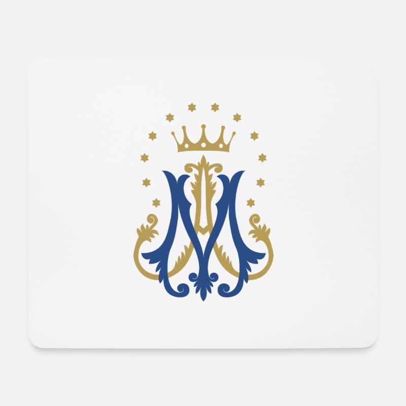 Auspice Maria - Mouse Pad (horizontal) - white