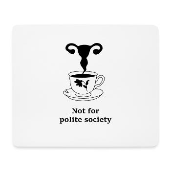 Ovary Action - Mouse Pad (horizontal) - white - Front