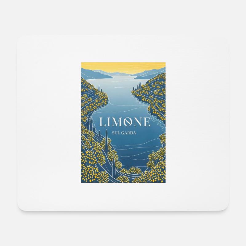 Limone Sul Garda - Mousepad (Querformat) - Weiß