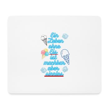 Cold Smooth Tasty version 2.0 - Mousepad (Querformat) - Weiß - Vorne