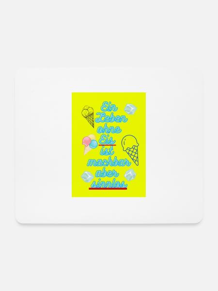 Cold Smoth Tasty Cool - Mousepad (Querformat) - Weiß