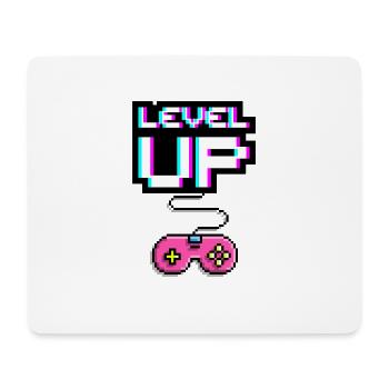 Level Up - Mouse Pad (horizontal) - white - Front