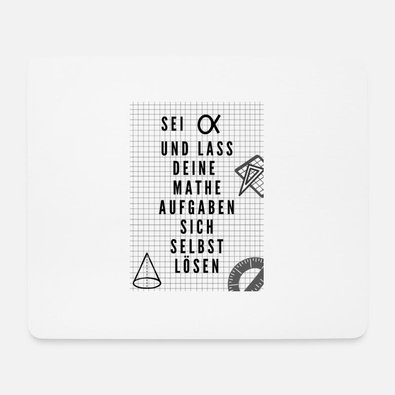 Alpha - Mousepad (Querformat) - Weiß