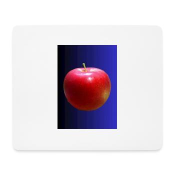 Apfel - Mousepad (Querformat) - Weiß - Vorne