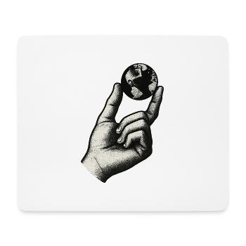Kleine Welt, Erde - Mousepad (Querformat) - Weiß - Vorne