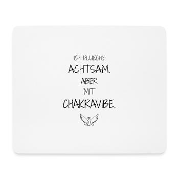 Statement Design – Irony Meets Spirituality - Mouse Pad (horizontal) - white - Front