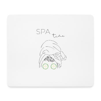 spa time - bien-être - bien-être - Tapis de souris (format paysage) - blanc - Devant