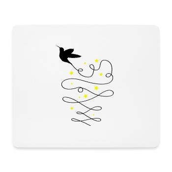 Kolibri Travel - Mouse Pad (horizontal) - white - Front