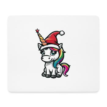 Unicorn Christmas - Mouse Pad (horizontal) - white - Front