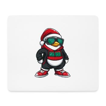 Penguin Christmas X-Mas - Mouse Pad (horizontal) - white - Front