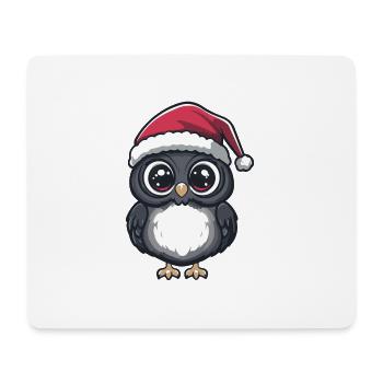 Owl Christmas Christmas - Mouse Pad (horizontal) - white - Front