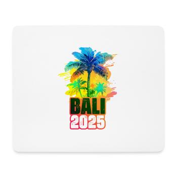 Bali 2025 Colorful Palm Trees - Mouse Pad (horizontal) - white - Front