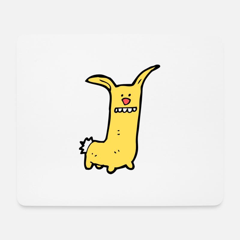 Lustiges Comic Tier - Mousepad (Querformat) - Weiß