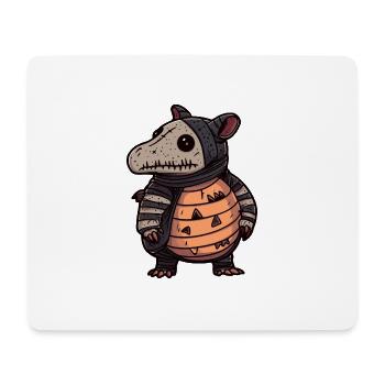 Armadillo Halloween Funny Zombie - Mouse Pad (horizontal) - white - Front