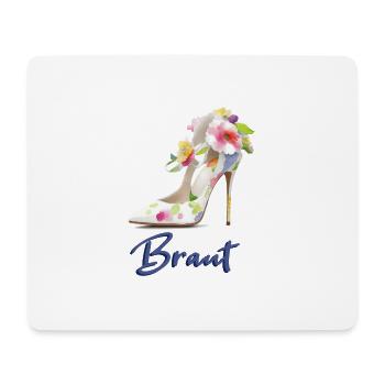 Braut - Mousepad (Querformat) - Weiß - Vorne