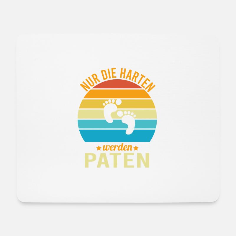 Taufpate Pate Patenonkel - Mousepad (Querformat) - Weiß