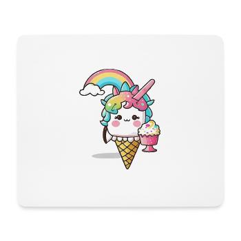 Unicorn of the Sun - Shine like the sun - Mouse Pad (horizontal) - white - Front