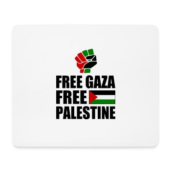 Free gaza Free palestine - Mouse Pad (horizontal) - white - Front