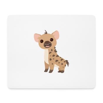 hyène - Tapis de souris (format paysage) - blanc - Devant