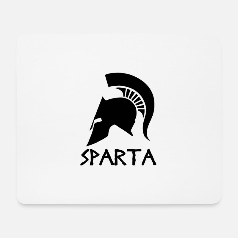 Sparta - Mousepad (Querformat) - Weiß