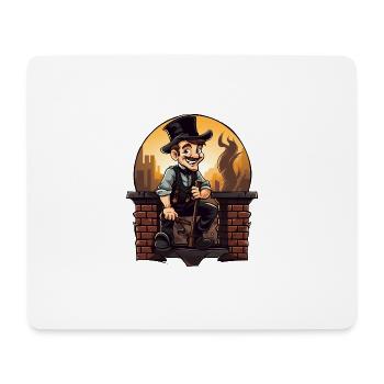 Schornsteinfeger aus Leidenschaft - Mousepad (Querformat) - Weiß - Vorne