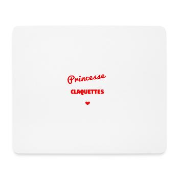 Claquettes - Tapis de souris (format paysage) - blanc - Devant