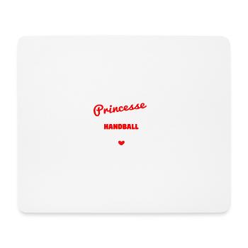 Handball - Tapis de souris (format paysage) - blanc - Devant