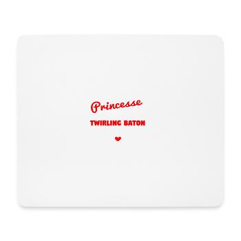 Twirling baton - Tapis de souris (format paysage) - blanc - Devant