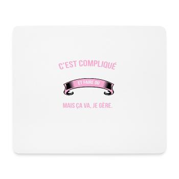 Qi gong - Tapis de souris (format paysage) - blanc - Devant