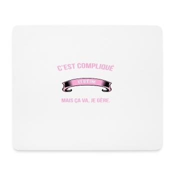 Preparatrice - Tapis de souris (format paysage) - blanc - Devant