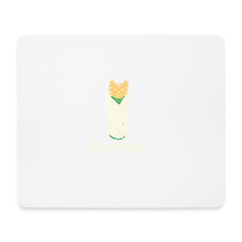 Purrito - Cats burrito purr cat kitten - Mouse Pad (horizontal) - white - Front