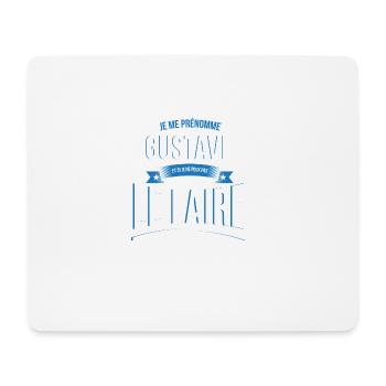 Gustave personne ne peut cadeau - Tapis de souris (format paysage) - blanc - Devant