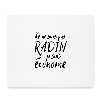 econome - Tapis de souris (format paysage) - blanc - Devant