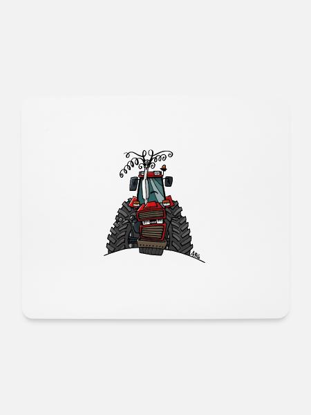 0504 Case 856XL - Mouse Pad (horizontal) - white