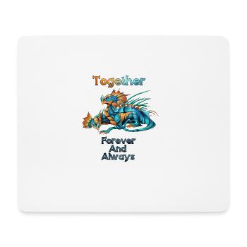 The life of a Hydra - Mouse Pad (horizontal) - white - Front