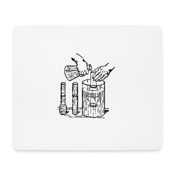 test tube flask tube experiment chemistry chemistry chemistry - Mouse Pad (horizontal) - white - Front