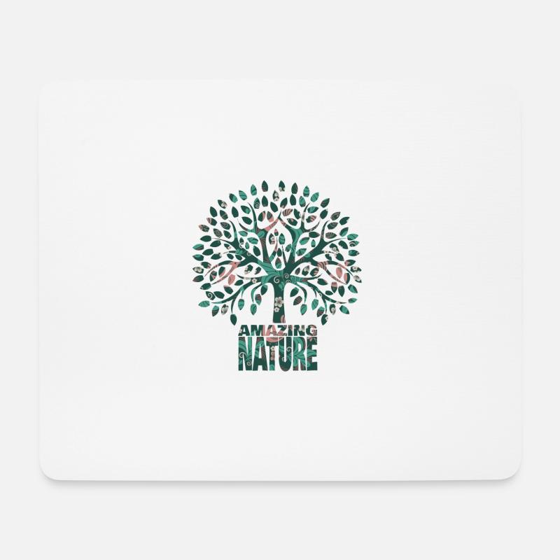 Amazing Nature Color - Mousepad (Querformat) - Weiß