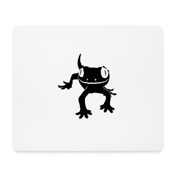 Crested gecko - Mouse Pad (horizontal) - white - Front