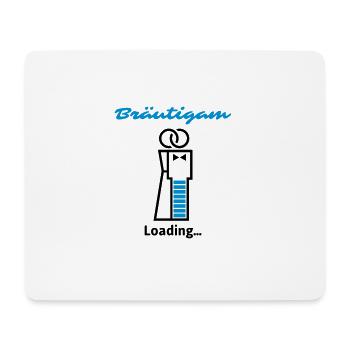 Chargement en cours ... Groom - Tapis de souris (format paysage) - blanc - Devant