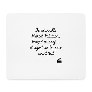 Marcel Patulacci, brigadier chef - Les Inconnus - Tapis de souris (format paysage) - blanc - Devant