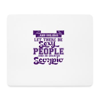 Star sign Scorpio / Zodiac Scorpio - Mouse Pad (horizontal) - white - Front