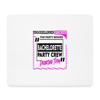 Bachelorette Party Crew Junggesellinnen Frau Drink - Mousepad (Querformat) - Weiß - Vorne