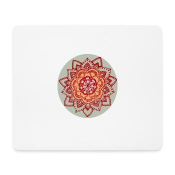 COLOR MANDALA - Mouse Pad (horizontal) - white - Front