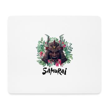 Samurai - Mousepad (Querformat) - Weiß - Vorne