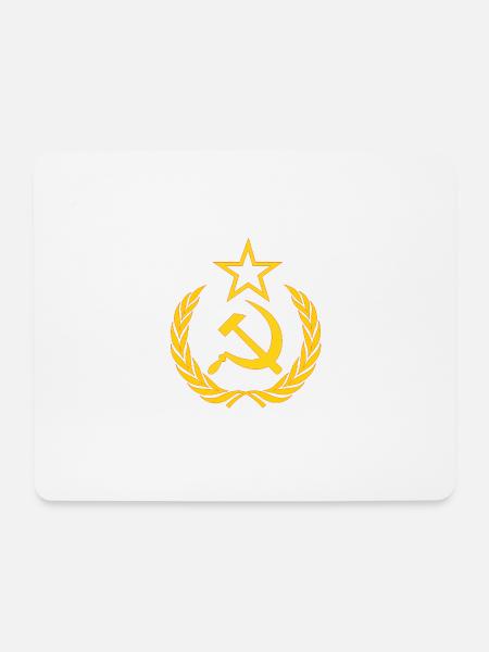 Soviet Union Communism USSR USSR Russia - Mouse Pad (horizontal) - white