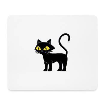 Chat Animal de compagnie - Tapis de souris (format paysage) - blanc - Devant