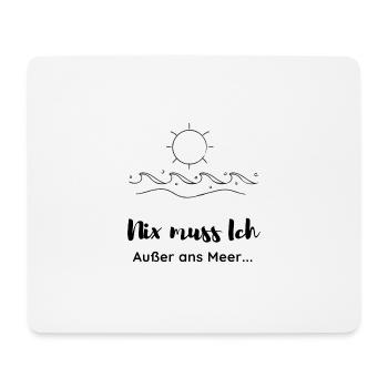 Meer - Mousepad (Querformat) - Weiß - Vorne