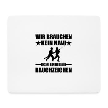 Feuerwehr - Mousepad (Querformat) - Weiß - Vorne